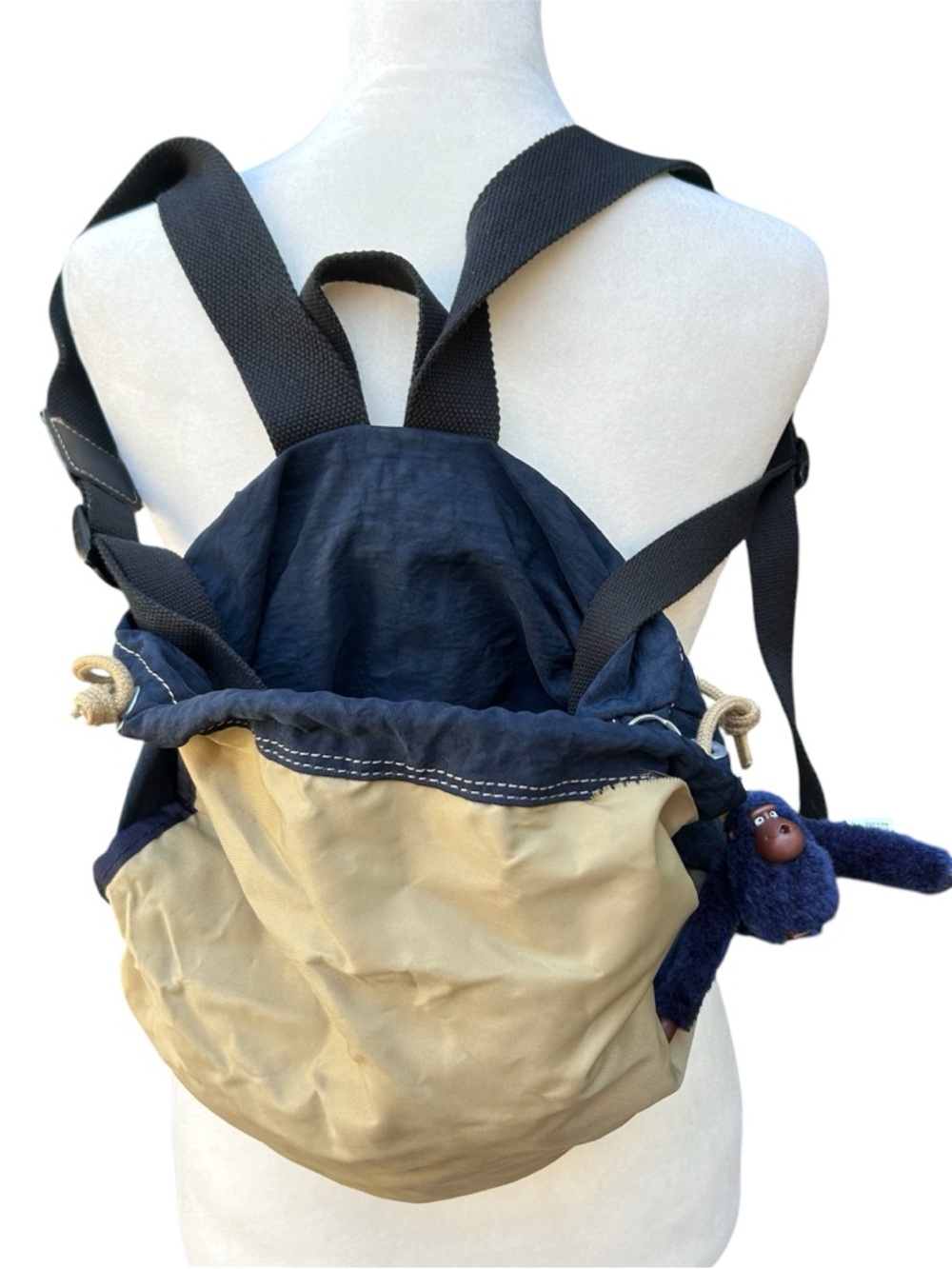 Kipling Backpack Navy Blue Nylon - Picture 10 of 10